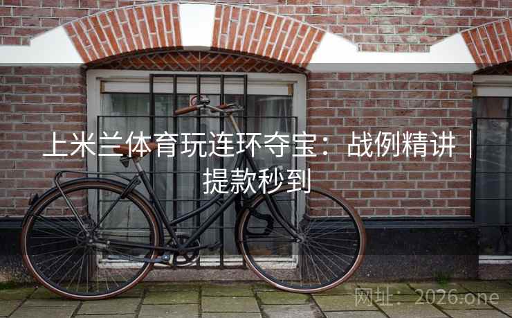 上米兰体育玩连环夺宝:战例精讲|提款秒到 第2张 上米兰体育玩连环夺宝:战例精讲|提款秒到 第2张